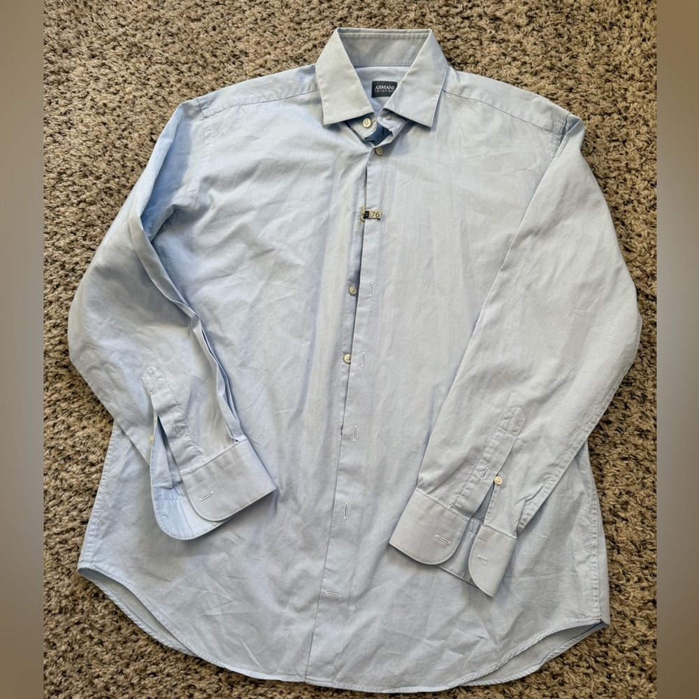 Men’s Armani button up - size 41/16 regular